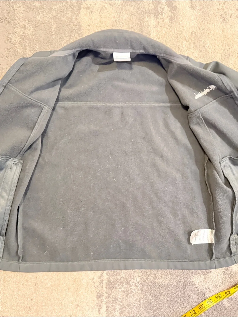 Columbia Kids Light Gray Full-Zip Softshell Jacket